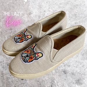 SOLUDOS Frenchie Sneaker Grey Sz 7.5